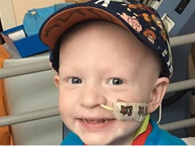 Ollie Sweeney's family are fundraising for vital treatment to save his life