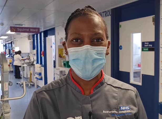 Marva Desir, Deputy Head Nurse for Children’s Services, who works at the Luton & Dunstable Hospital