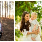 Phoebe, left; and right, mum Catlin and her little one. Photos: Phoebe Berridge Photography.