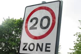 The measures will include a 20mph speed limit