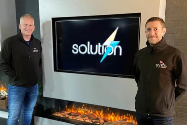 Andy Hitchman and Peter Gregory from Solution Fires.