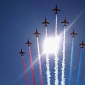 The Red Arrows will carry out a flypast as part of the Flying Festival of Britain Drive-In Air Show at Shuttleworth