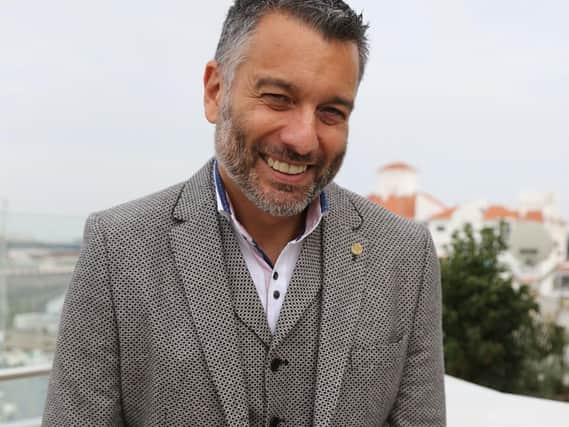 Biggleswade United chairman Guillem Balague