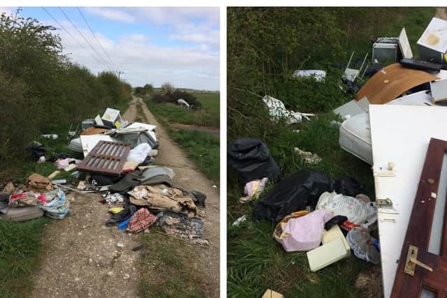 The mess on the Bridle Path near Beamish Close, Sandy. Photo: CBC