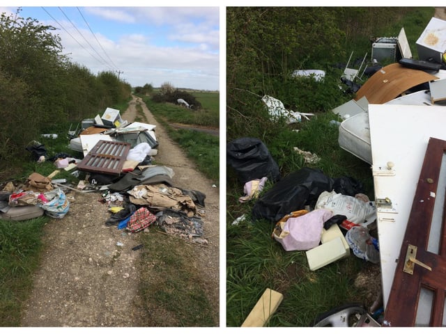 The mess on the Bridle Path near Beamish Close, Sandy. Photo: CBC