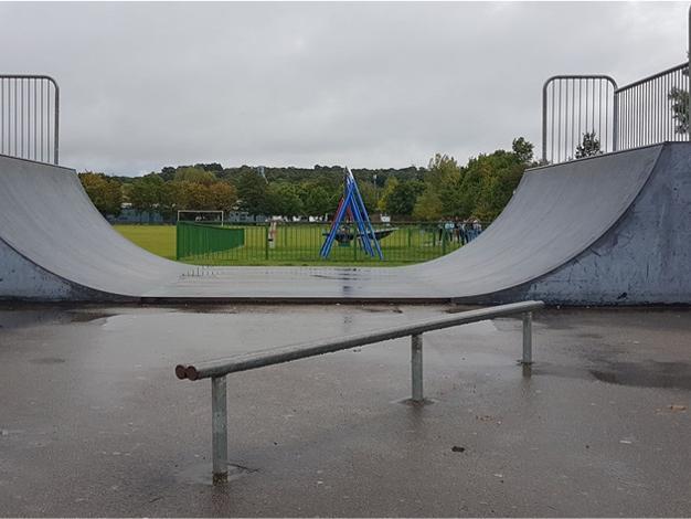 The old skatepark. Photo: Sandy Town Council.