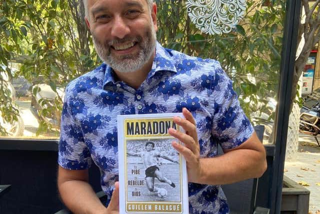 Guillem Balague's book about Maradona will be released in England on July 8