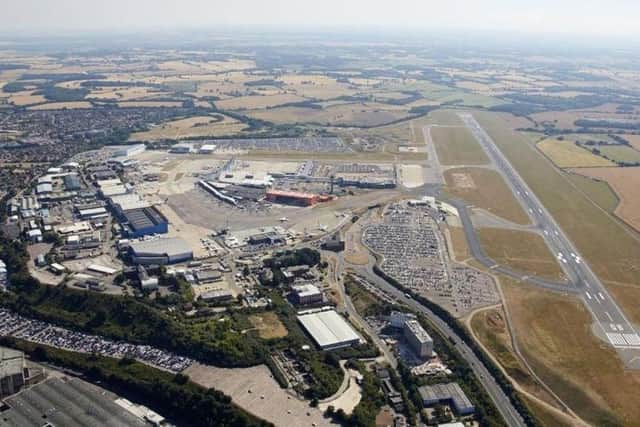London Luton Airport.