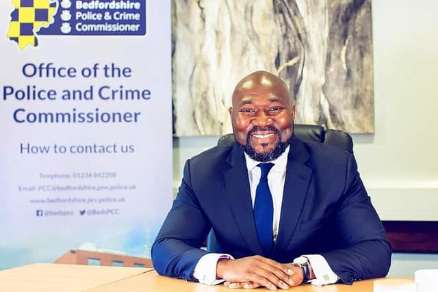 Festus Akinbusoye, Bedfordshire Police and Crime Commissioner
