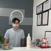 Staff will still wear face masks in American Nails. Photo: American Nails.