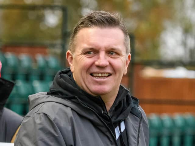 Biggleswade Town manager Chris Nunn