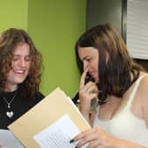 Sandy Secondary School GCSE results day