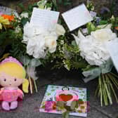 Floral tributes in Plymouth