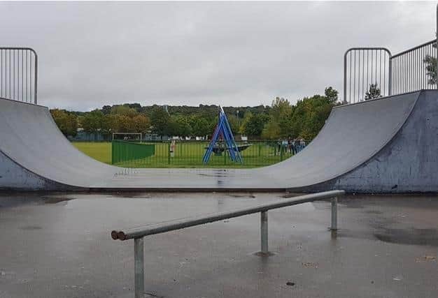 The old skatepark. Photo: Sandy Town Council.