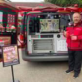 Bernard with his Cafe2U_Biggleswade van.
