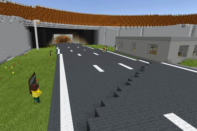 The A428, according to Minecraft