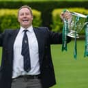 Gary Gunn won the competition to see the draw hosted at Potton Bowls Club