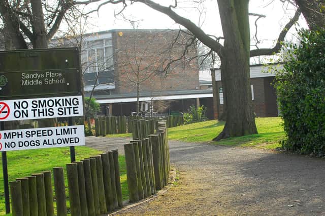 The site during its days as a school.