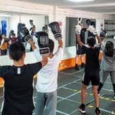 Classes at the Boxing Saves Lives event