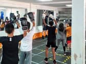 Classes at the Boxing Saves Lives event