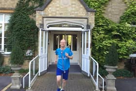 Dr Nick Green, Speciality doctor at Sue Ryder St John’s Hospice in Moggerhanger, is running this year's Virgin Money London Marathon