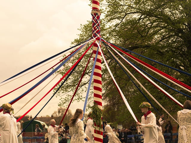 Dancing round the maypole is an ancient tradition