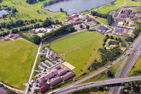 Wyboston Lakes Resort - an aerial view of the 380 acre site