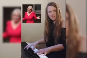 Augusta Lees has posted her parody about Mid Beds MP Nadine Dorries on X (formerly Twitter)