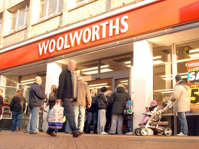 An outside look of the former Woolworths in Mansfield.