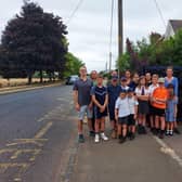 Residents have signed a petition calling for a crossing outside Everton Heath Primary School