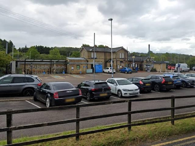 Sandy train station. Image: Google.
