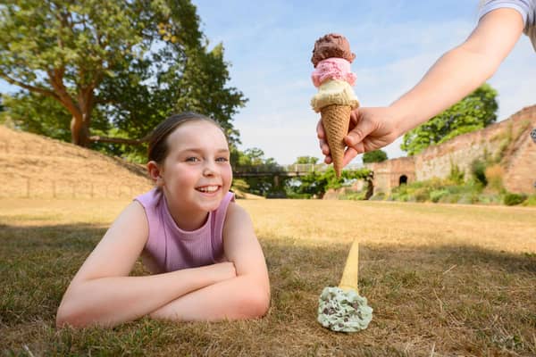 Throughout August, any dropped ice creams at Wrest Park will be swiftly replaced (Picture: English Heritage)