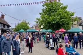 Jubilee celebrations in Biggleswade. Photo: Councillor Mark Knight.