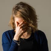 Stock photo shows woman with depression. PRESS ASSOCIATION Photo.