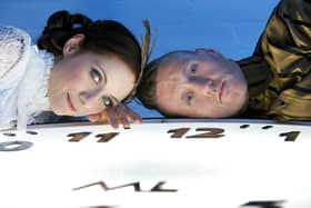 Singer Doris Brendel with her producer and guitarist, Lee Dunham.