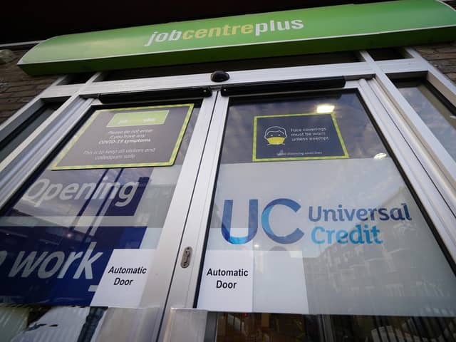 Central Bedfordshire has seen a sharp rise in the number of people claiming universal credit