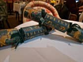 A pair of tastefully posed Christmas crackers at The Ivy in the Lanes