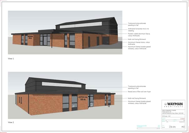 Artist's impression of the hall. Pic: Wayman Architects
