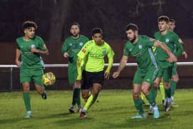 Biggleswade FC and Biggleswade Town last met in the Bedfordshire Senior Cup in December. Photo: Guy Wills Sports Photography.