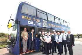 The launch of Buses and Businesses Against Abuse