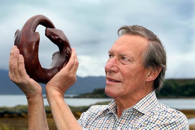 It was the magic movement of otters that captured Laurence Broderick's imagination on a family holiday to Scotland. Capturing it in stone turned his life around and his second career as a sculptor brought him world-wide fame