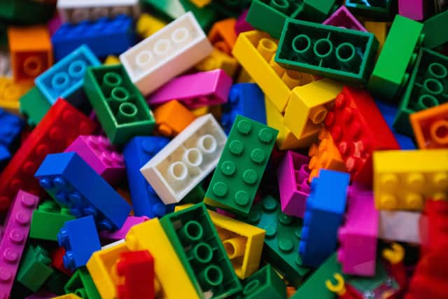 LEGO bricks (Photo by JONATHAN NACKSTRAND/AFP via Getty Images)