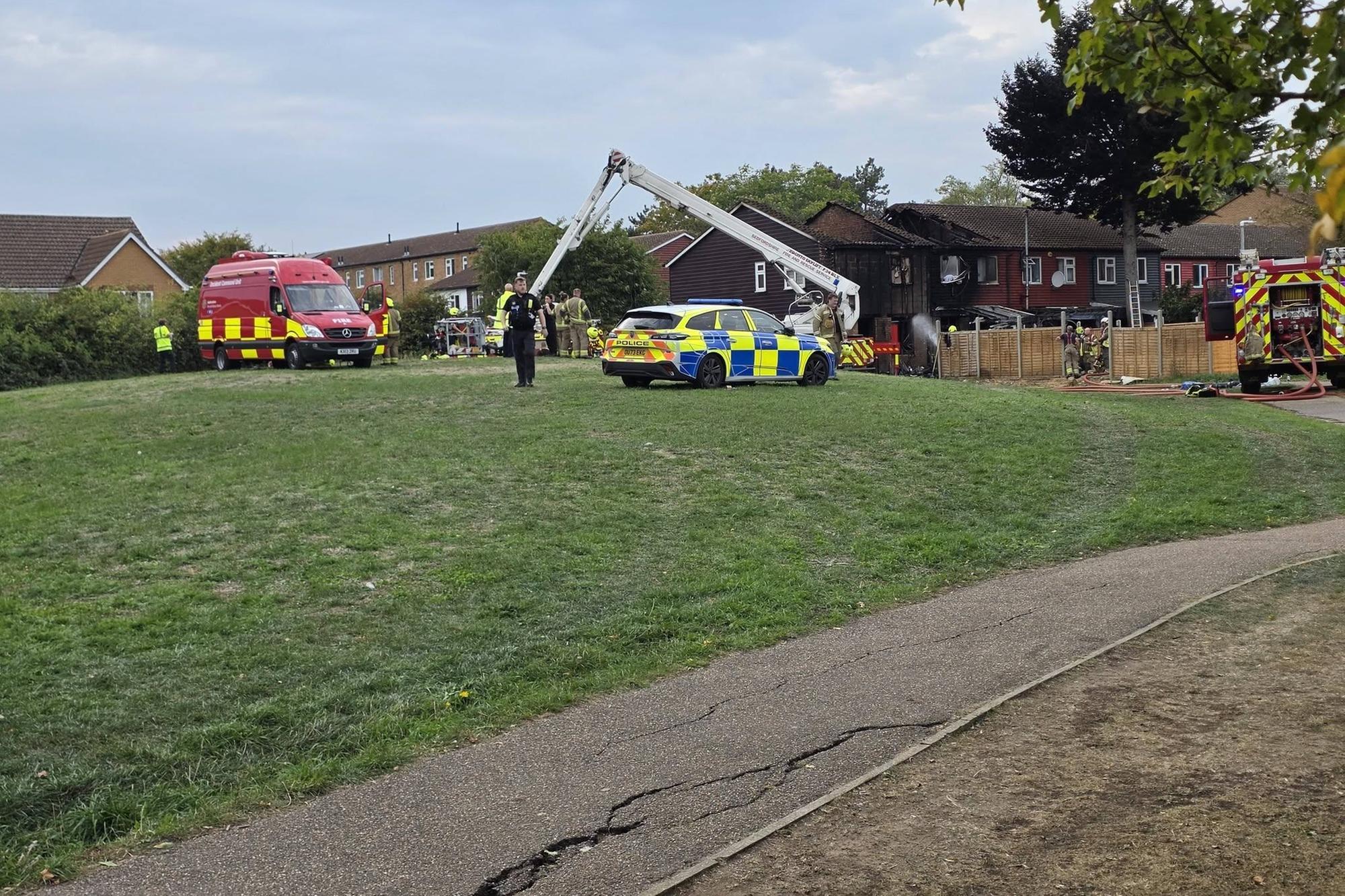 Fire service says two houses 
