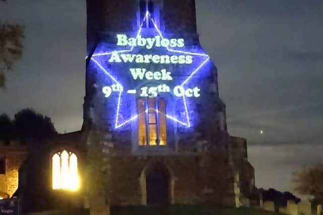 St Mary's Church commemorates Baby Loss Awareness Week. Image: St Mary's Church.