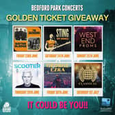 Visit Bedford town centre to be in with a chance of winning music concert tickets