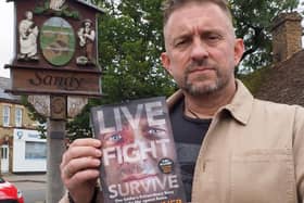 Shaun Pinner's book launch in Sandy. Picture: Tony Margiocchi