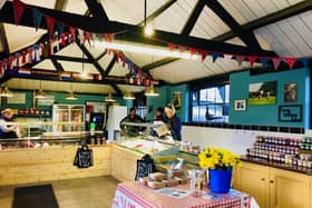 Lower Wilbury Farm shop in Stotfold has been recognised for its 'local food and drink'