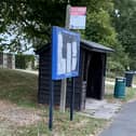 A bus stop in Moggerhanger. Image: Dean Wakely.