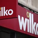 Signage outside a branch of the British high-street retail chain "Wilko (Photo by JUSTIN TALLIS/AFP via Getty Images)
