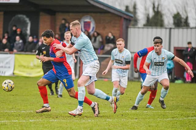 Action from Saturday's encounter with Coventry Sphinx. Photo by Cosmin Iftode.